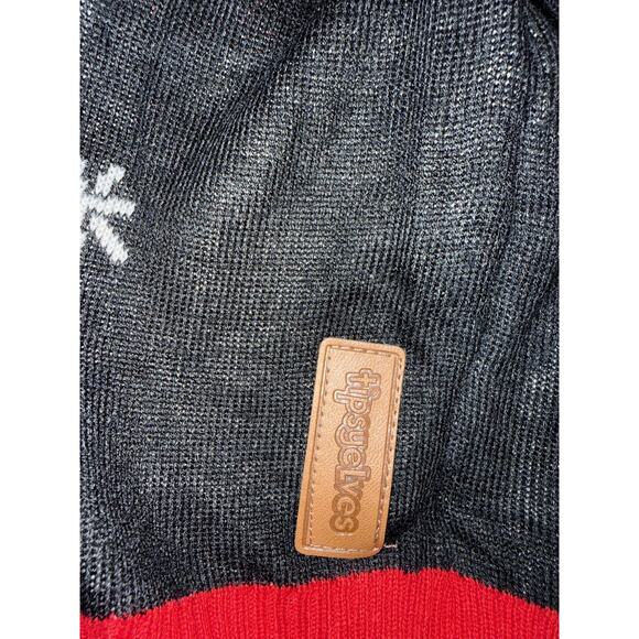 Tipsy Elves Sweater Womens 4XL Black Drinking Game Bullseye Ugly Christmas Party - Picture 7 of 12